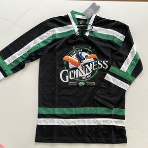 Guinness Toucan Hockey Sweater / Jersey Ireland Black- Green- White size small